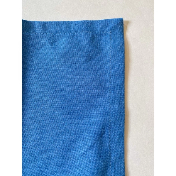 Solid Cotton Napkins Sets (Blue) - 0.35, Blue