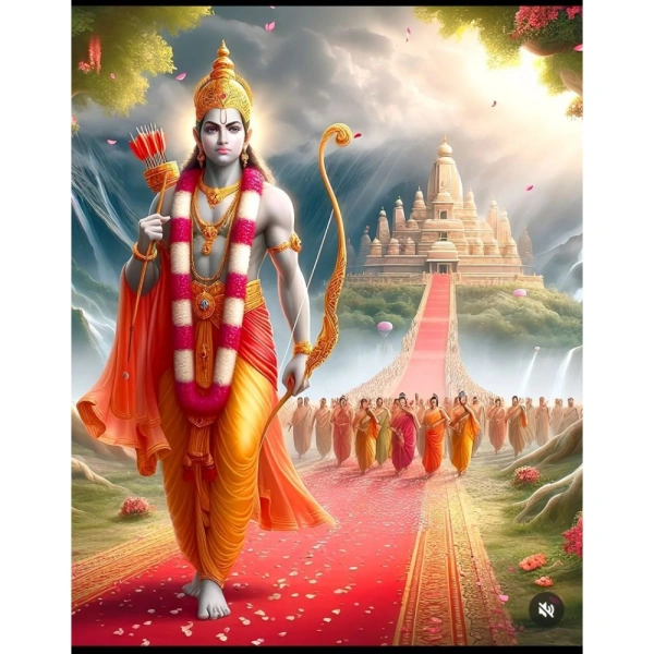 Shopnav Samsung Galaxy S9 Plus Printed Rambhadra Hard Mobile Case Cover - Rambhadra