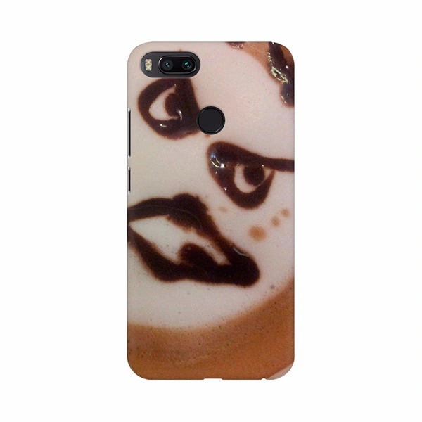 Shopnav Samsung Galaxy S9 Cup of Coffee with Eye Drawing Mobile Case Cover - Brown, 0.25, Cream