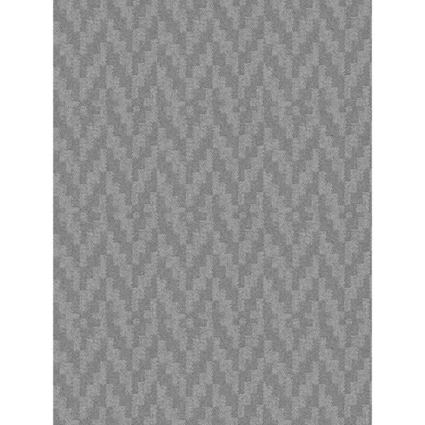 Waves Polyester Plain Shower Curtains with Plastic Eyelets (Dark Grey) - 0.35, Dark Grey