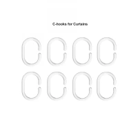 Waves Polyester Plain Shower Curtains with Plastic Eyelets (Dark Grey) - 0.35, Dark Grey