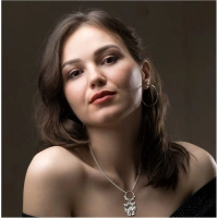 Generic Women's Stainless Steel Imported Gen-z Pendent Chain (Silver Plated) - Silver Plated