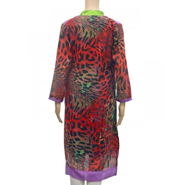 Women's Synthetic Kurtis (Multi Color, M)