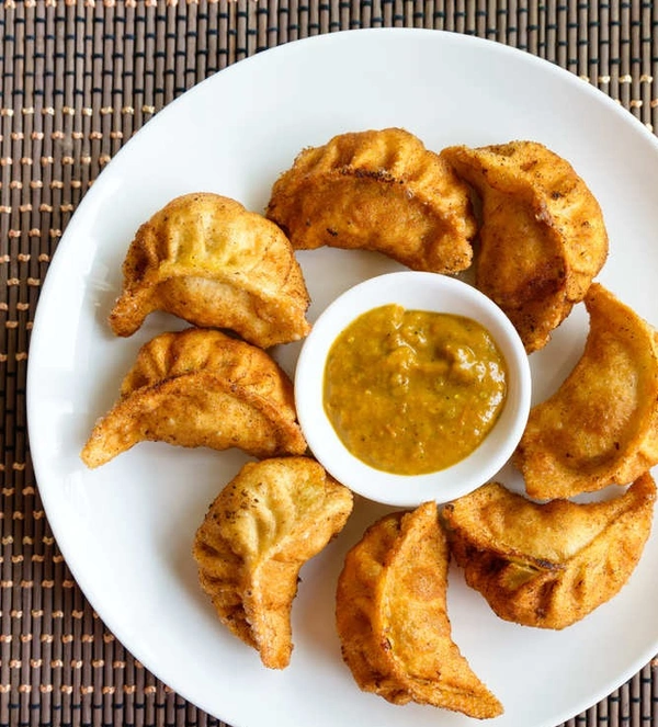 Chicken Momos Fried