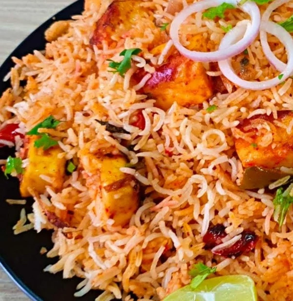 Paneer Tikka Biryani
