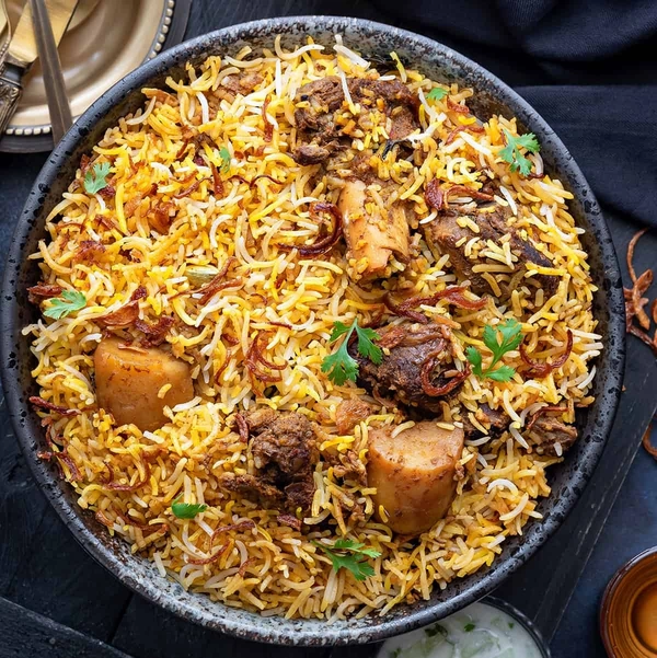 Mutton Dum Biryani Half