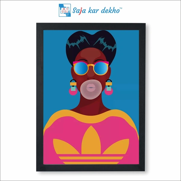 Cartoon Character Pictures Art High Quality Weather Resistant HD Wall Frame | 18 x 12 inch |