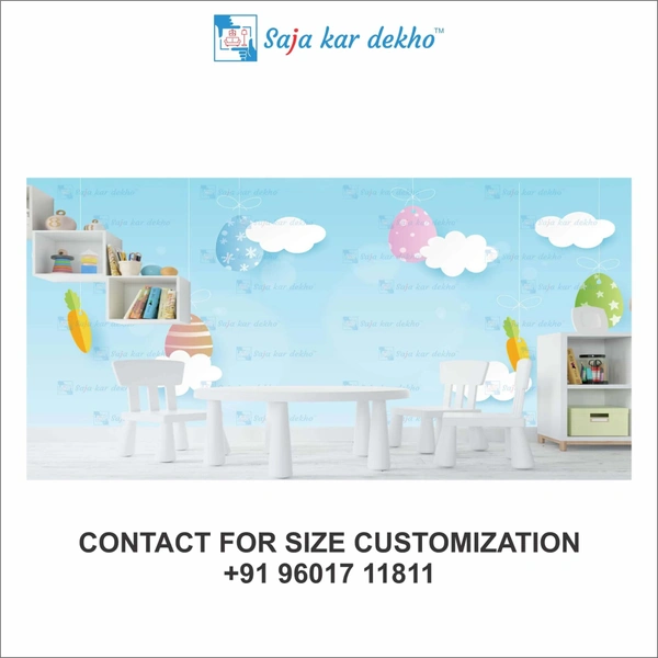 Saja kar dekho Wall Handing Wallpaper For Pre School | Picture High Quality Weather Resistant HD Wall Paper | 5 x 10 ft | - 5 x 10 ft