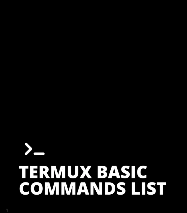 TERMUX BASIC
COMMANDS LIST