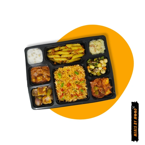 Taste - Test Mood Thali Meal - Naan + Tandoor Butter Roti