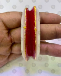 TRJ MAHALAXMI R/W HUID HALLMARK 916 22KT GOLD KANKAN POLA BANGLES (LAMINATED) 1 PAIR APPROX. WGT: 0.200 GM WITH PURITY SMART CARD. - 22 (2/2)