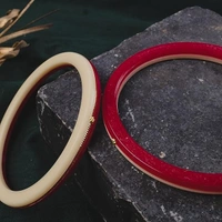 TRJ MAHALAXMI R/W POLA EXTRA LITES HUID HALLMARK 916 22KT GOLD POLA BADHANO BANGLES (LAMINATED) 1 PAIR APPROX. WGT: 0.085 GM. (NON EXCHANGEABLE) WITH PURITY SMART CARD - 27 (2/7)