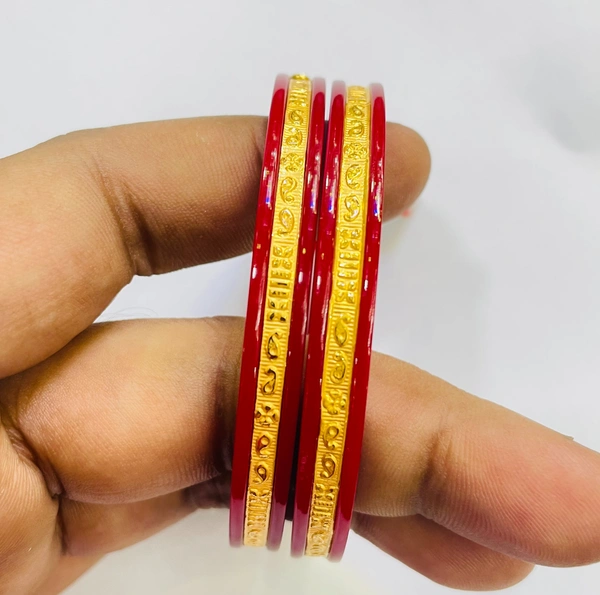 TRJ REKTI HALLMARK 916 22KT GOLD POLA BADHANO APPROX. WGT: 0.500 To 0.600 GM WITH PURITY SMART CARD - 27 (2/7)