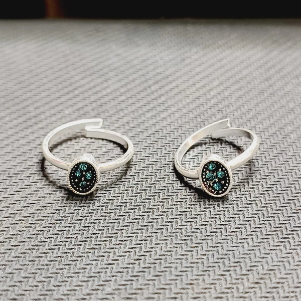 TRJ SILVER TOE RING (BICHIYA) ADJUSTABLE DESIGN (1 PAIR) WGT: 2.500-3.000 GRAM 