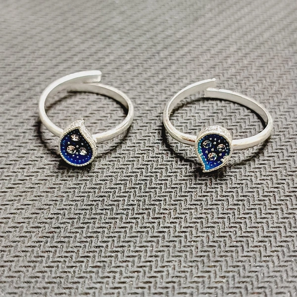 TRJ SILVER TOE RING (BICHIYA) ADJUSTABLE DESIGN (1 PAIR) 