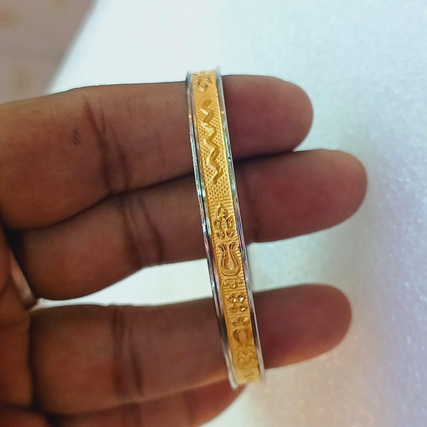 Trj CERTIFIED BIS HALLMARK 916 22KT GOLD NOA ( APPROX WGT 0.350- 0.400 GM (1 Piece) WITH PURITY SMART CARD. - 24
