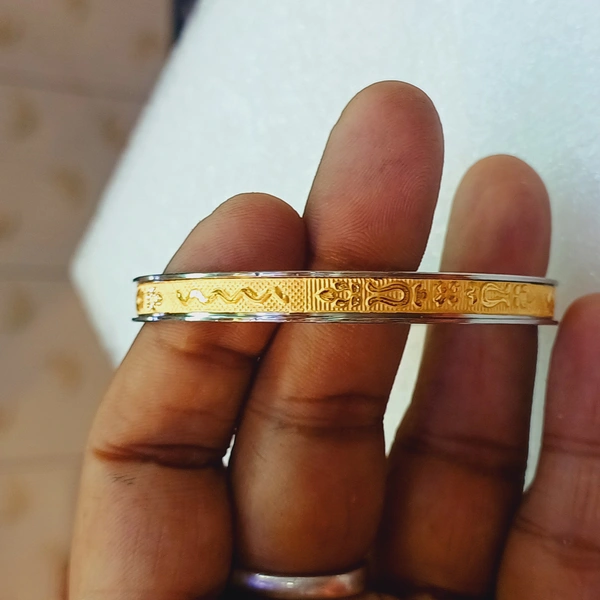 Trj CERTIFIED BIS HALLMARK 916 22KT GOLD NOA ( APPROX WGT 0.350- 0.400 GM (1 Piece) WITH PURITY SMART CARD. - 24