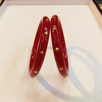 RED DOTS KDM GOLD POLA BADHANO (1 PAIR) APPROX WGT: 0.250 GM  - 24