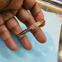 RED 22KT 916 HALLMARK VIRAL NOA PREMIUM LASER LAMINATED (1 PIECE) APPROX WGT: 0.100 GM (NON MARK) WITH CERTIFICATE. - 22