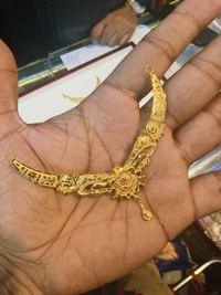 TRJ 3 INCH BIS HALLMARK 18KT GOLD MINI NECKLACE 1 PIECE APPROX. WGT: 1.800 TO 2.000 GM WITH CERTIFICATE.