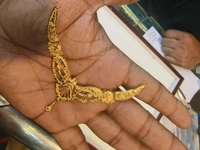 TRJ 3 INCH BIS HALLMARK 18KT GOLD MINI NECKLACE 1 PIECE APPROX. WGT: 1.800 TO 2.000 GM WITH CERTIFICATE.