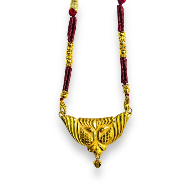 TRJ KDM GOLD PENDANT WITH TUSSEL 1 PIECE APPROX. WGT: 0.750 GM.