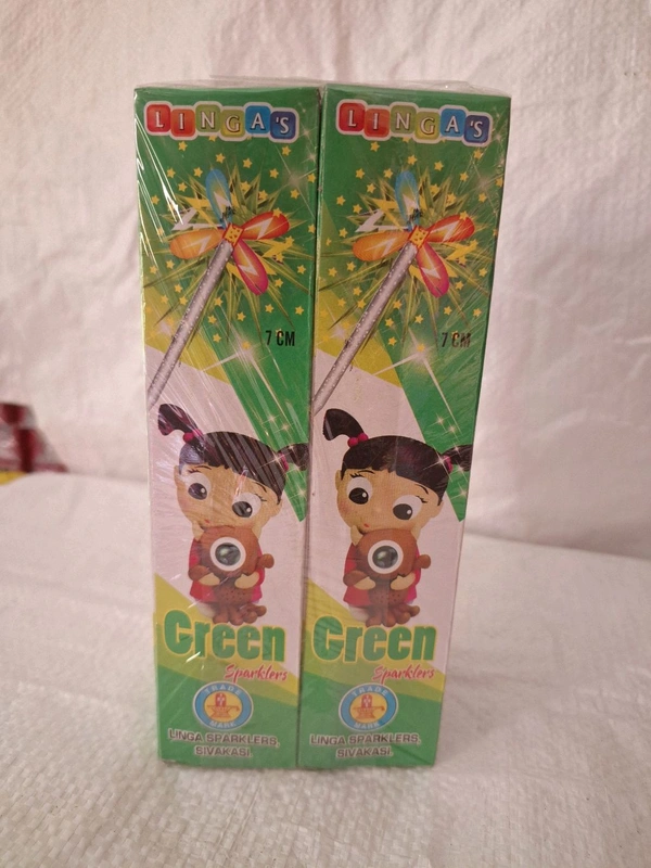 7cm Green Sparklers