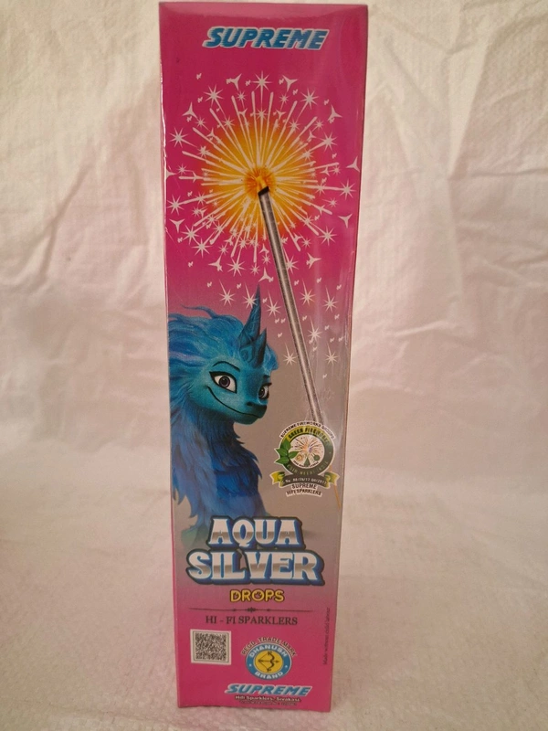 Aqua Silver Sparklers