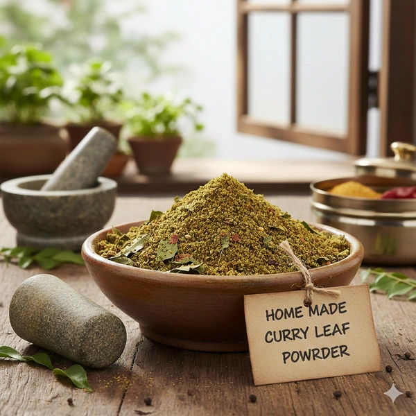 Curry Leaf Powder (கறிவேப்பிலை சாதப் பொடி)