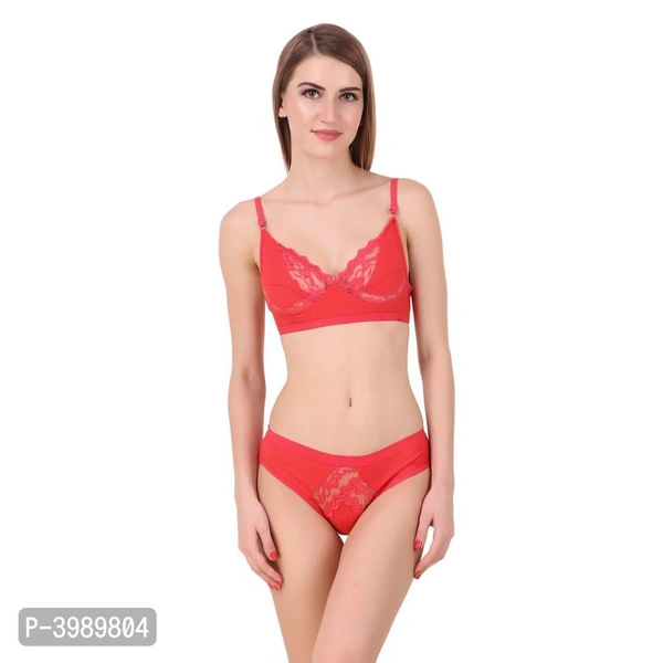 Women's Lingerie Sets Pink Colour Pack of 1 - 34