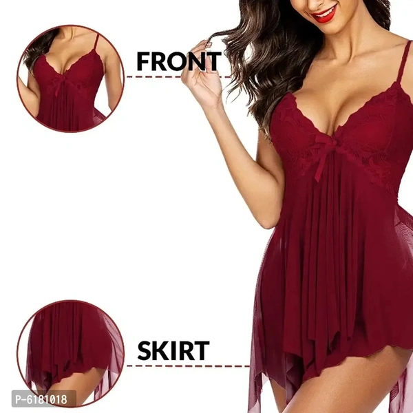 LPL Womens Self Design Babydoll
