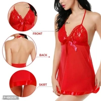 Sexy Nightwear Baby Doll Dresses With Panty