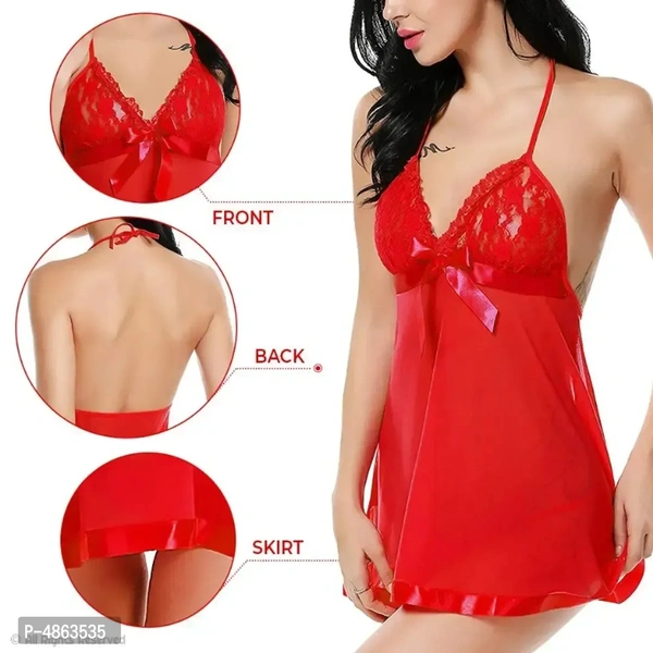 Sexy Nightwear Baby Doll Dresses With Panty