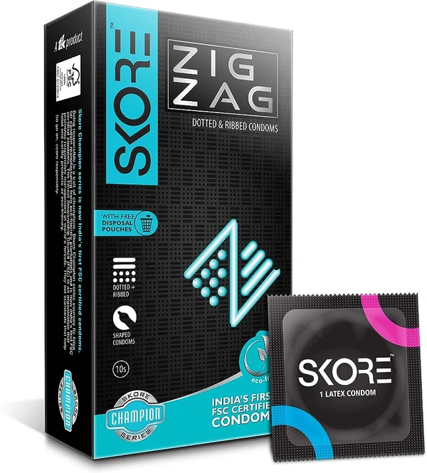 Skore Condoms, Zig Zag 10N Carton