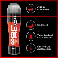 Skore Lubes Lubricant Gel for Men & Women | Cherry Flavored | Skin Friendly | Water Based | Compatible with condoms | 50ml