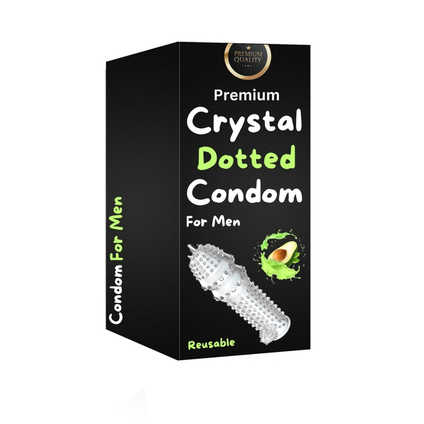 Crystal Dotted Condom Reusable 