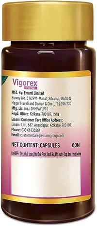 Zandu Vigorex For Her: A Daily Energizer |100% Natural,Authentic & Safe ingredients| Her Secret Remedy for Vigour and Vitality (Pack of 60 capsules)