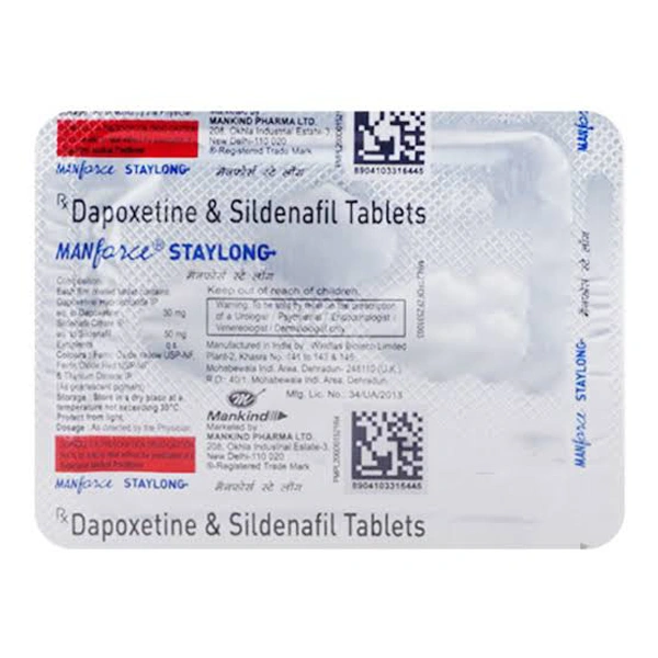 MANFORCE STAYLONG Tablet 4's