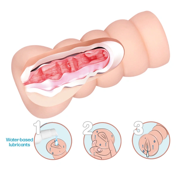 Sexy Ribbed Vagina Masturbator