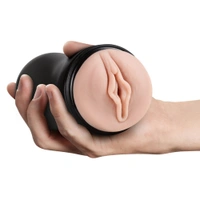 M For Men Self-Lubricating Pussy Stroker With Pleasure Ridges