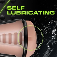 M For Men Self-Lubricating Pussy Stroker With Pleasure Ridges