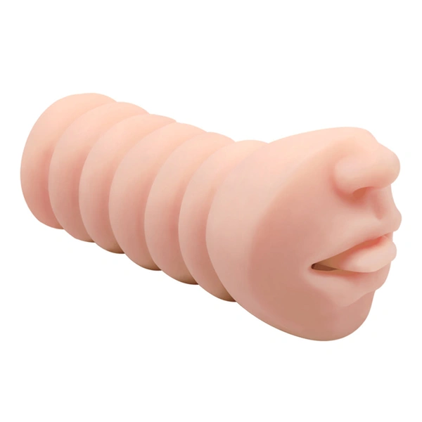 Super Stratchy Mouth Masturbator Male With Tongue 