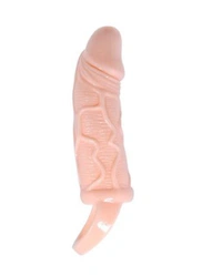Flesh Silicone Simulation Skin Texture Penis Extension Sleeve