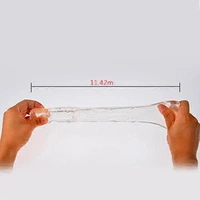 Crystal Clear Long Style Penis Sleeve Enlarger Extender Reusable Condoms For Men