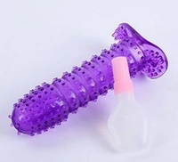 Crystal Dotted Condom Purple For Male