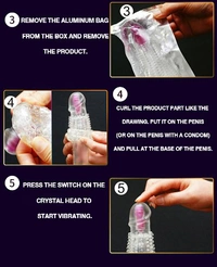 New Full Dotted Penis Extender Sleeve Vibrator Condom For Men