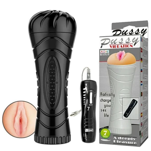 7 Speed Pussy Vibration Real Feel Masturbation Toy For Male