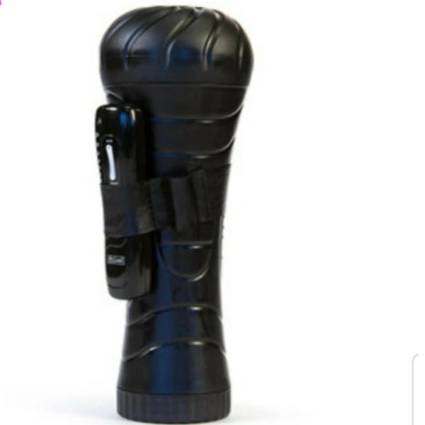 7 Speed Pussy Vibration Real Feel Masturbation Toy For Male - Black, Free Delivery, Non Returnable