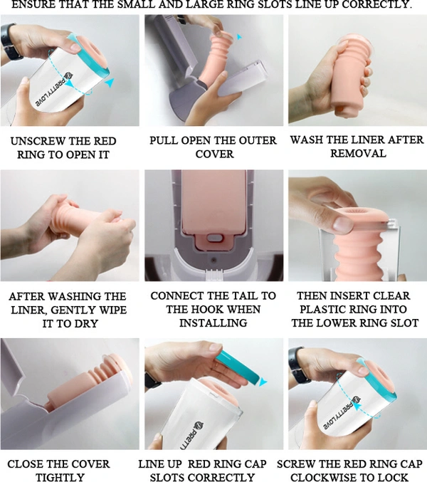 Pretty Love Aby Anus Automatic Thursting Masturbator For Men - White, Free Delivery, Non Returnable