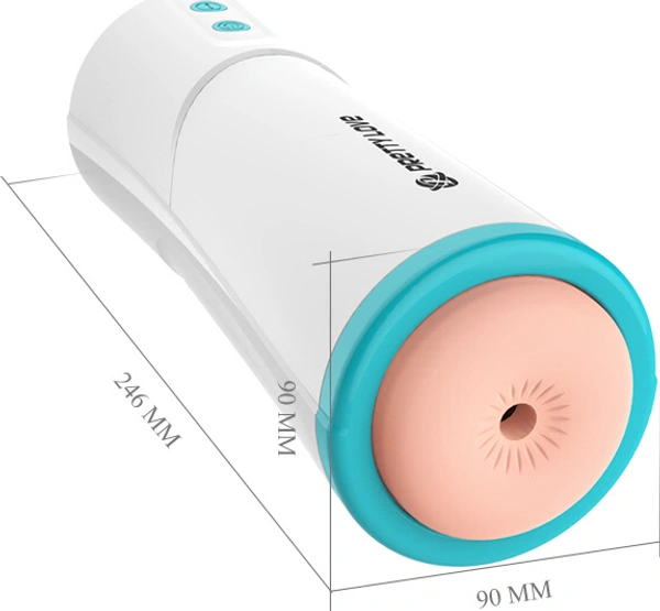 Pretty Love Aby Anus Automatic Thursting Masturbator For Men - White, Free Delivery, Non Returnable